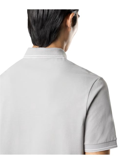 Stone Island Polo vestibilità slim con patch Compas Stone Island | K1S1522002SCS0017V0061 PEARL GREY